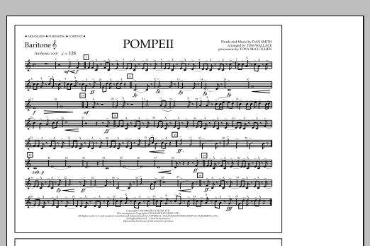 Produktbild zu:  Pompeii - Baritone T.C. - Tom Wallace