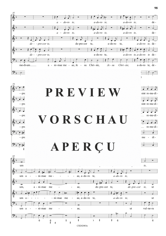 gallery: O Domine Jesu Christe, , (Gemischter Chor 6-stimmig)
