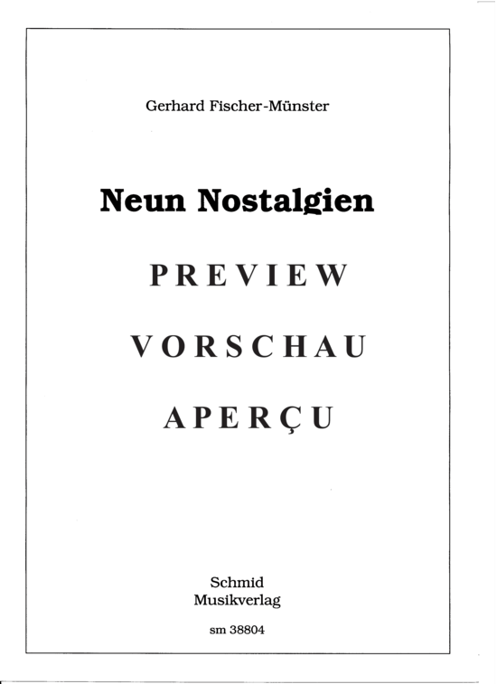 Product gallery: Page 4 of 21 Neun Nostalgien , , Piano Solo