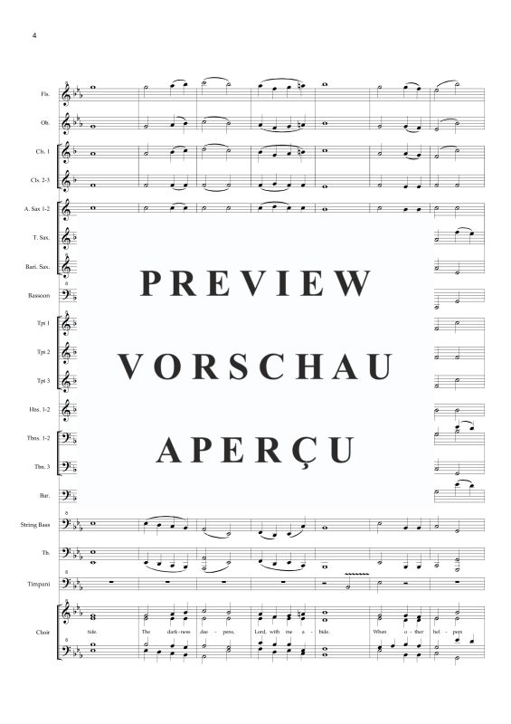 Produktgalerie: Seite 7 von 11 Abide with me, , Gemischter Chor und Concert Band