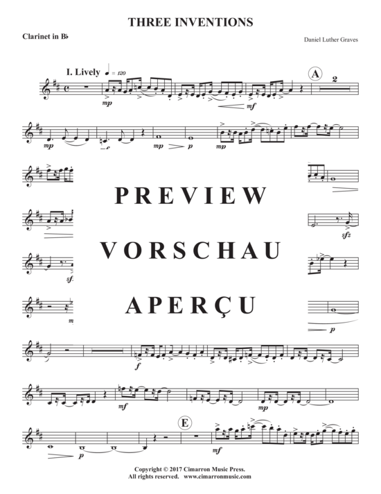 Product gallery: Page 21 of 21 Drei Inventionen , , (Woodwind Quartet)