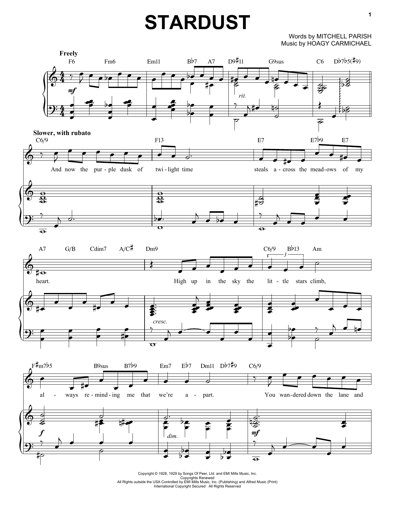 Produktbild zu: Stardust [Jazz version] (arr. Brent Edstrom)
