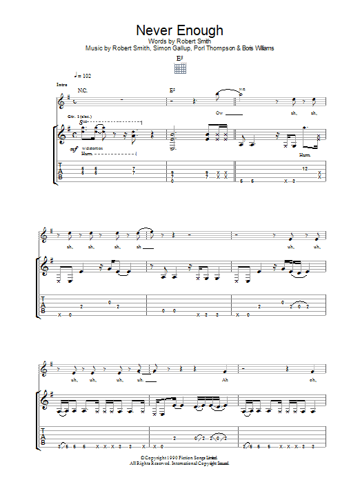 Product gallery: Page 1 of 1 Never Enough, The Cure
