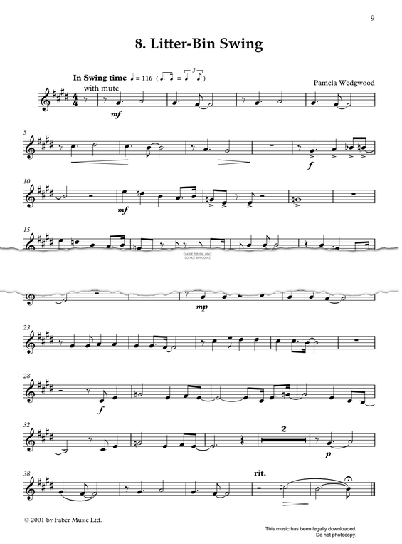Produktgalerie: Seite 1 von 1 Litter-Bin Swing, Pam Wedgwood, Klavier, Trompete