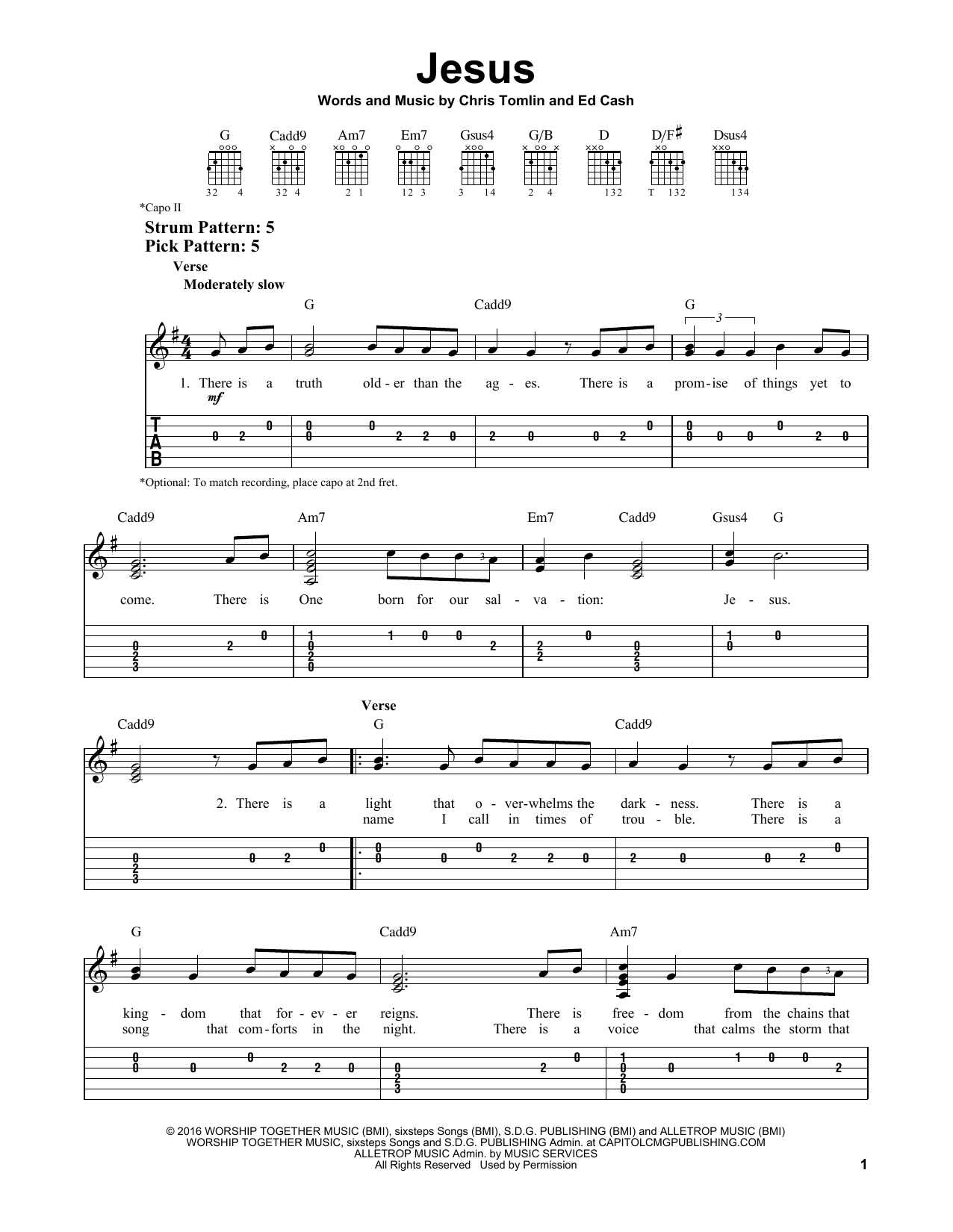 Product gallery: Page 1 of 1 Jesus, Chris Tomlin