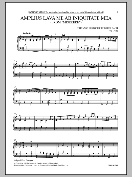 Produktbild zu: Amplius Lava Me Ab Iniquitate Mea (from Miserere)