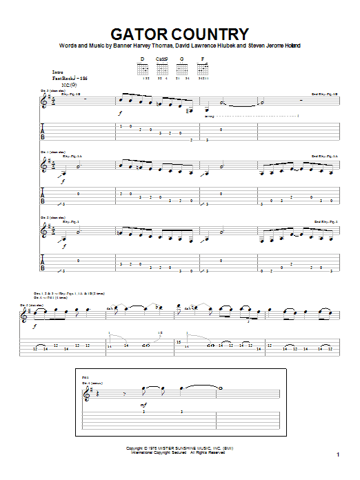 Produktgalerie: Seite 1 von 1 Gator Country, Molly Hatchet, Gitarre