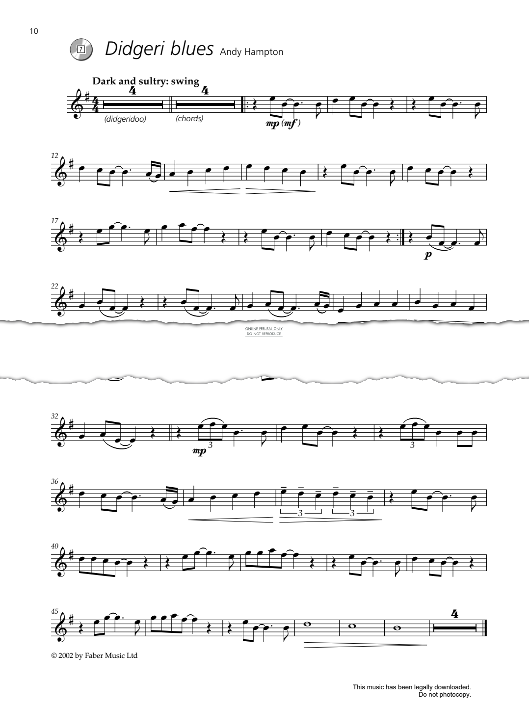 Product gallery: Page 1 of 1 Didgeri Blues (from 'Groove Lab'), Andy Hampton
