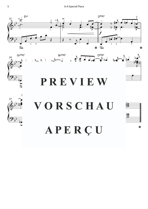 Produktgalerie: Seite 7 von 7 In A Special Place, , Klavier Solo