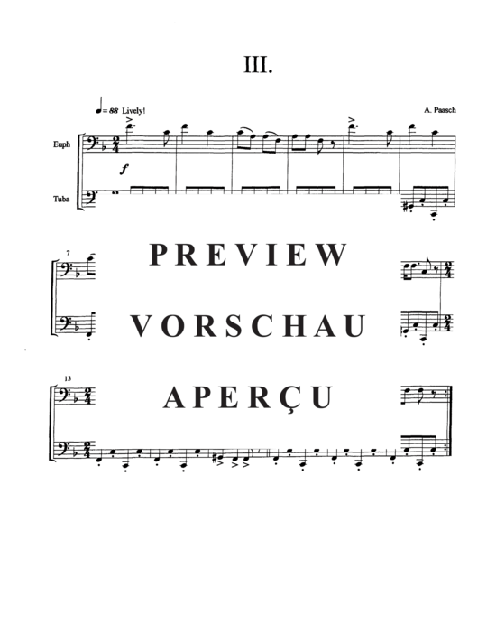 Product gallery: Page 6 of 18 Seven Miniatures , , (Duet for euphonium + tuba)