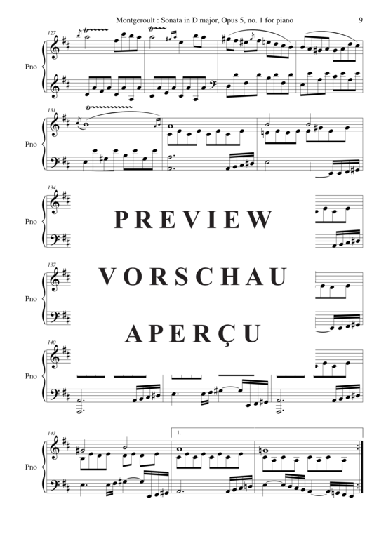 Product gallery: Page 10 of 21 Sonata in D Major, Opus 5 no. 1 , Horvath, Nicolas, Piano Solo