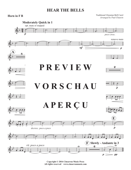 Produktgalerie: Seite 15 von 17 Hear the Bells , , (Doppeltes Blechbläserquintett)