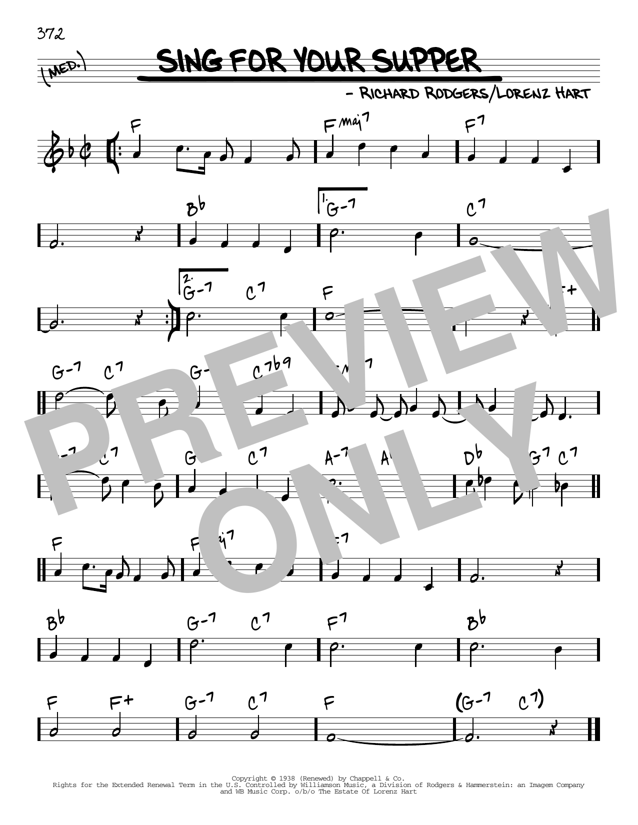 Produktbild zu: Sing For Your Supper