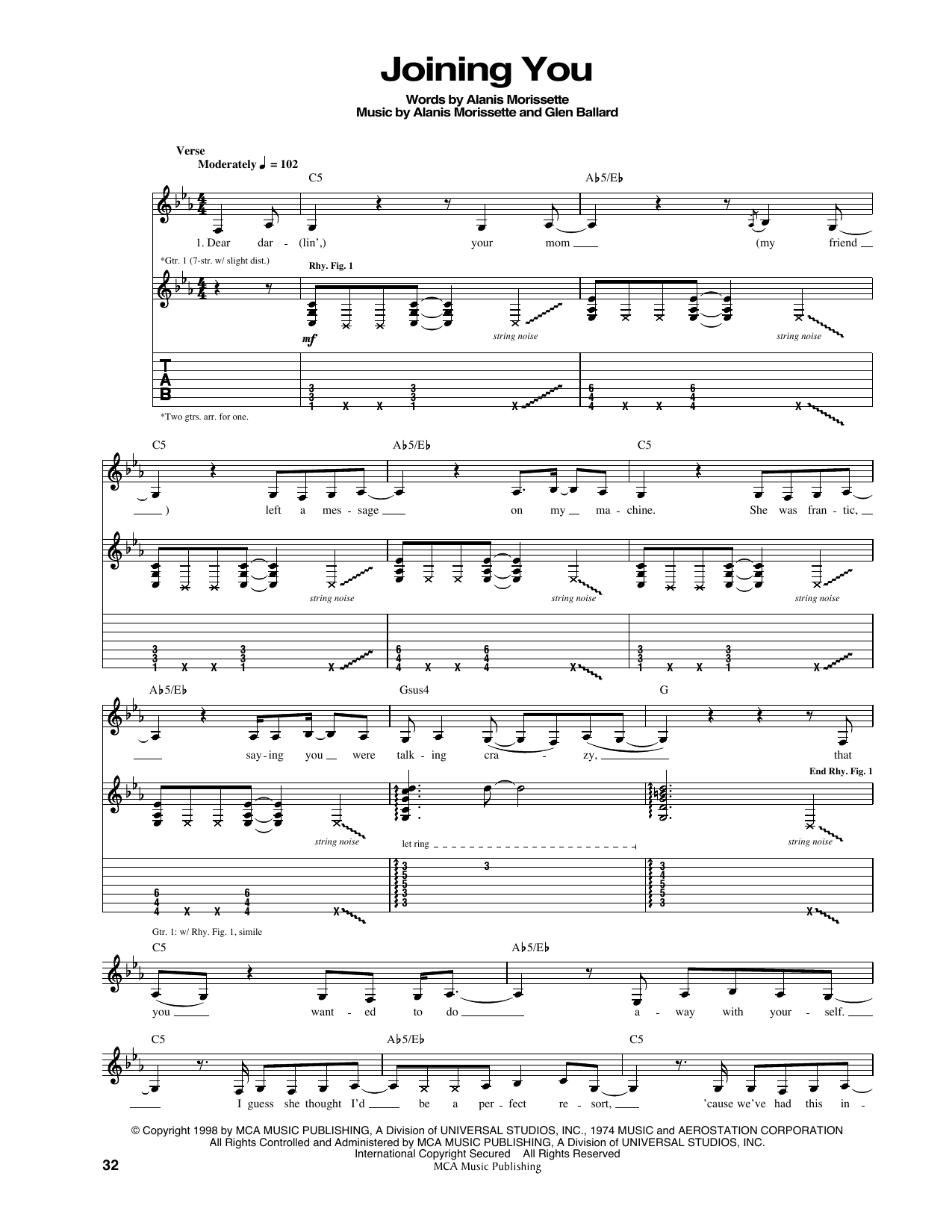 Product gallery: Page 1 of 1 Joining You, Alanis Morissette