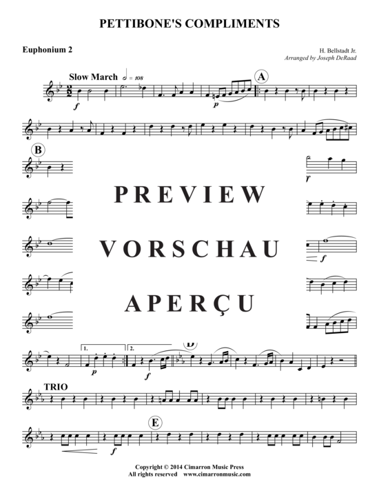 Product gallery: Page 12 of 17 Marsch Pettibone's Compliments , , (2x Baritone, 2x Tuba)