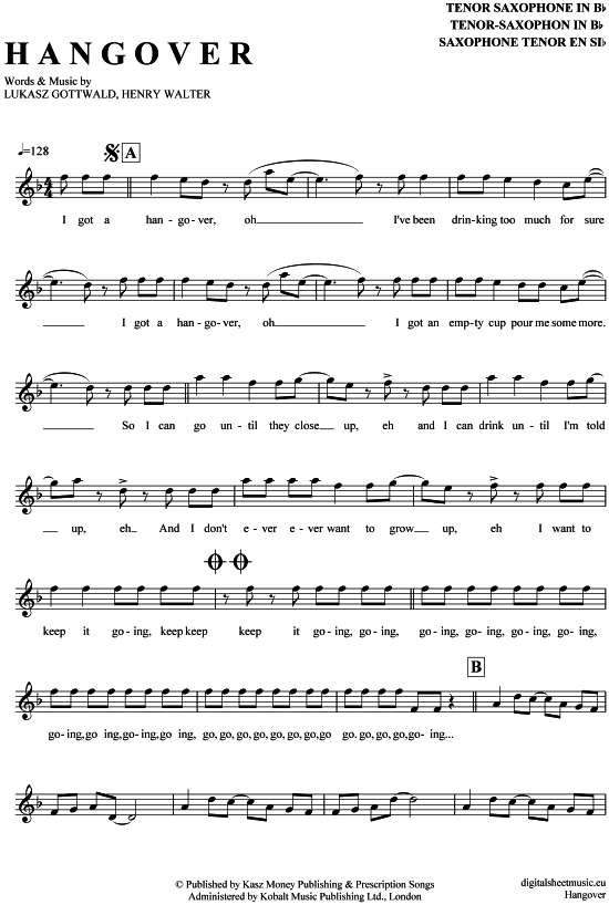 Product picture to: Hangover Taio Cruz