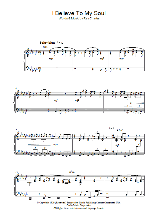 Product gallery: Page 1 of 1 I Believe To My Soul, Ray Charles