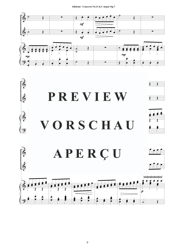 Product gallery: Page 10 of 11 Oboe Concerto No.11 in C-Dur Op.7, , 2 Oboes and Piano/Harpsichord
