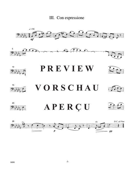 Product gallery: Page 5 of 10 Seven Melodic Etudes , , (Tuba Solo)