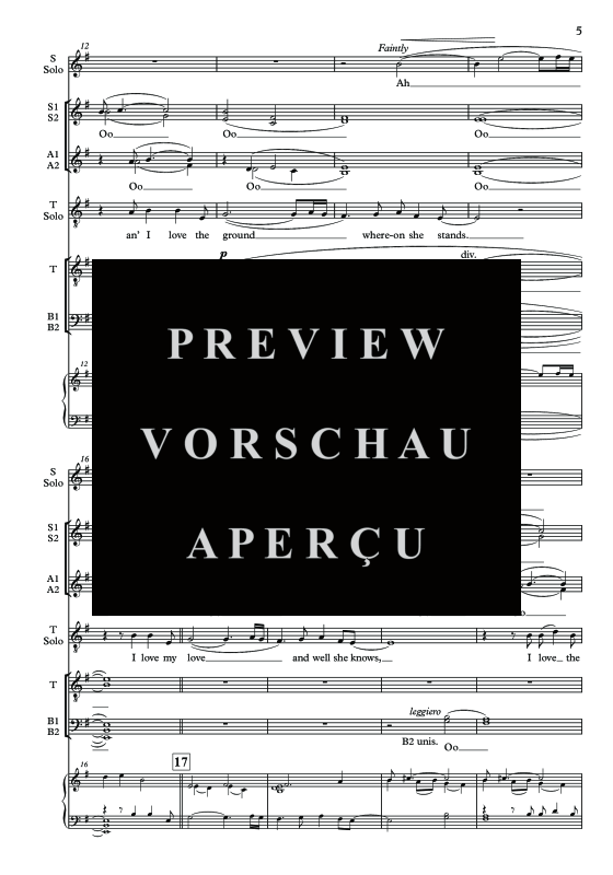Produktgalerie: Seite 6 von 11 Black Is the Colour, , Sopran Solo, Gemischter Chor und Klavier