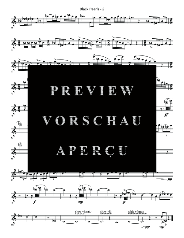 Product gallery: Page 7 of 8 Black Pearls, , (flute solo)