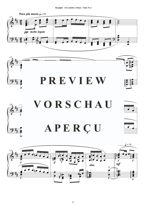 Produktgalerie: Seite 9 von 11 Suite No.1 - Antiche Arie e Danze, , Klavier Solo