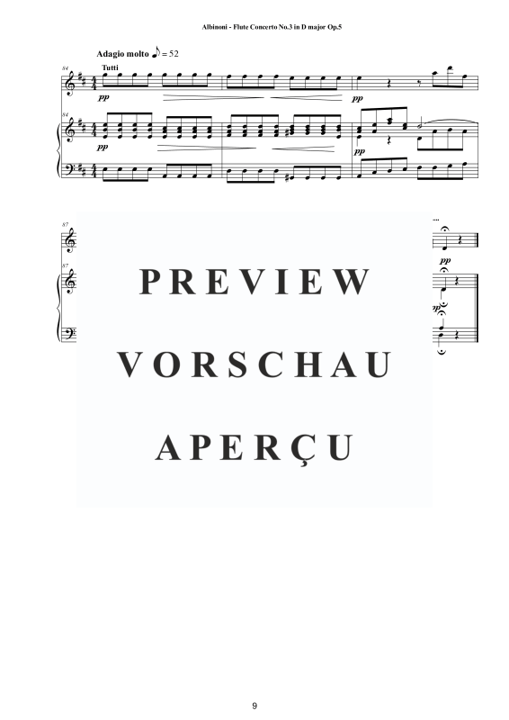 Product gallery: Page 10 of 11 Flute Concerto No.3 in D-Dur Op.5, , Flute and Piano (Harpsichord)