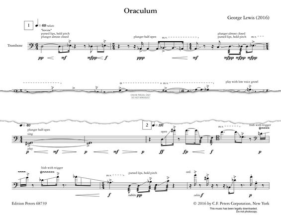 Produktgalerie: Seite 1 von 1 Oraculum, George Lewis, Posaune