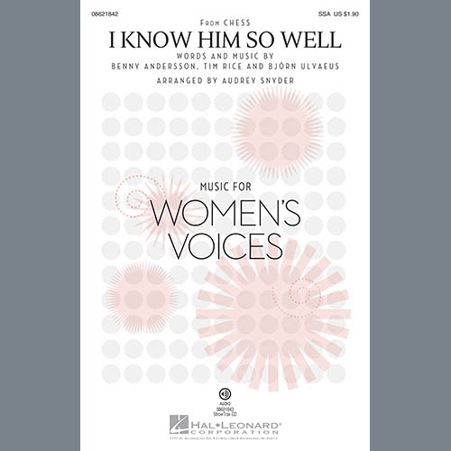 Produktbild zu: I Know Him So Well (from Chess) (arr. Audrey Snyder)