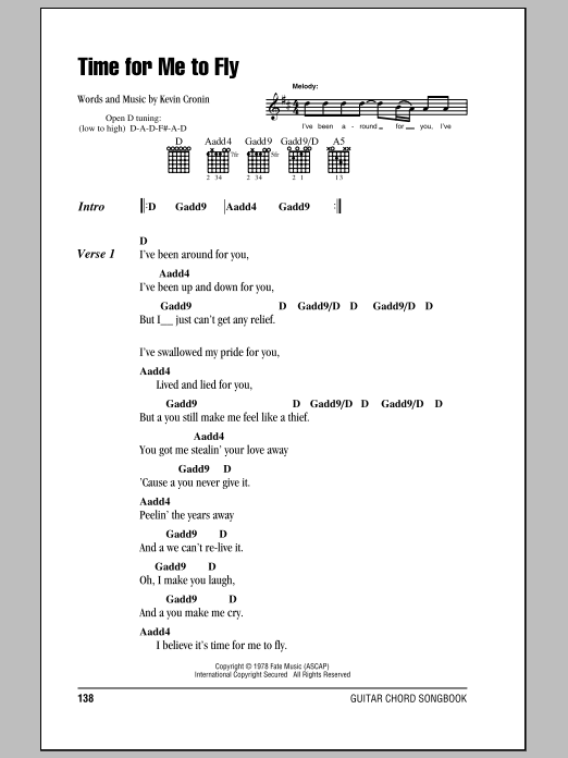 Product picture to:  Time For Me To Fly - REO Speedwagon