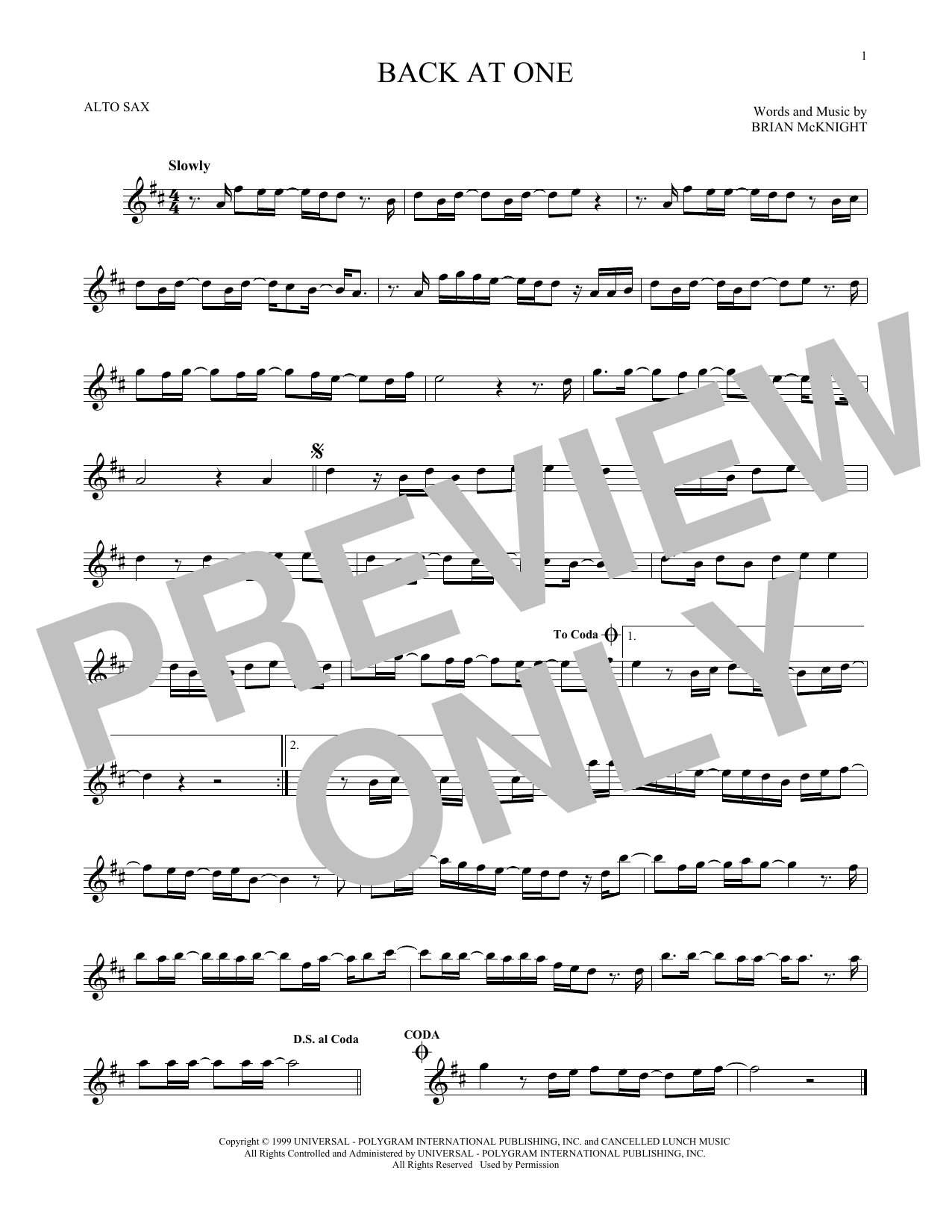 Product gallery: Page 1 of 1 Back At One, Brian McKnight