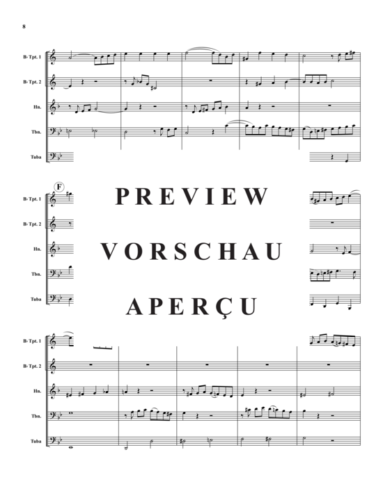 Produktgalerie: Seite 9 von 21 Fantasia und Fuga  , , (Blechbläserquintett)