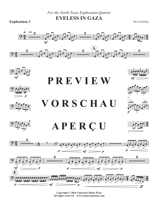 Product gallery: Page 17 of 21 Eyeless in Gaza , , (Euphonium Quartet)