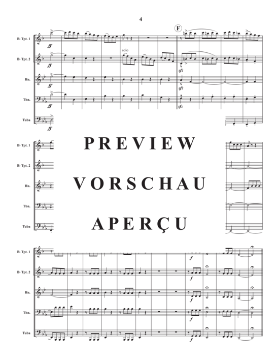 Produktgalerie: Seite 6 von 21 Mvt. 1 from Symphony No. 5 , , (Blechbläserquintett)