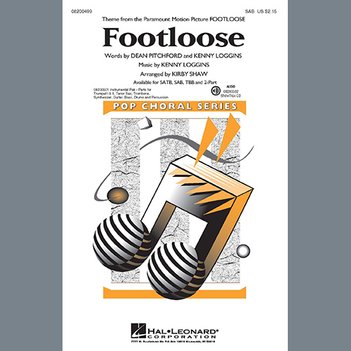 cover: Footloose (arr. Kirby Shaw), Kenny Loggins