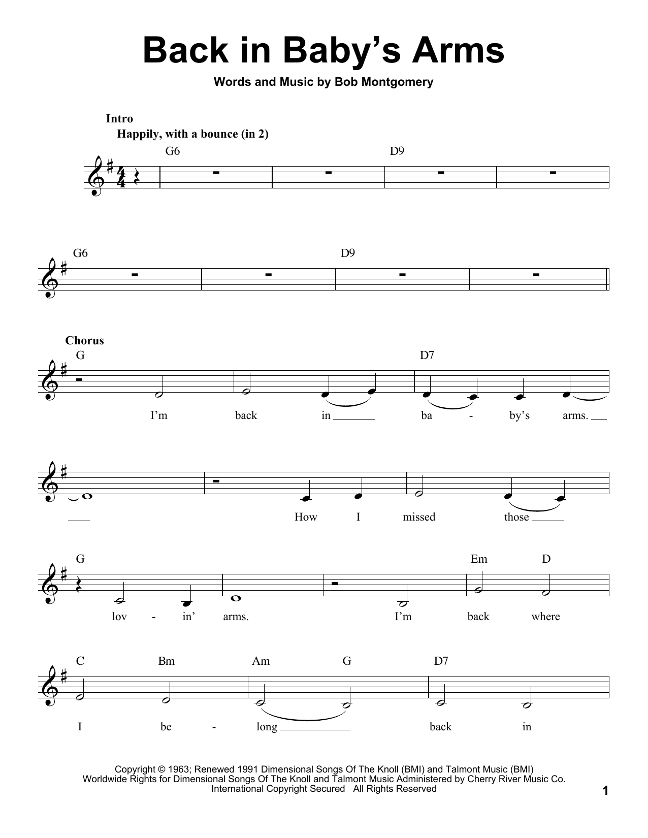 Produktbild zu: Back In Baby's Arms