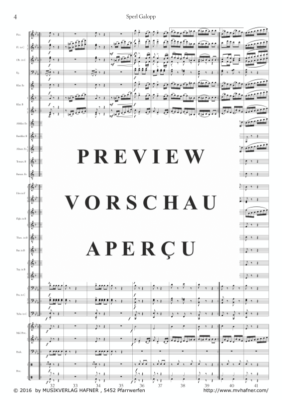 Product gallery: Page 9 of 11 Sperl Galopp, , (large wind orchestra)