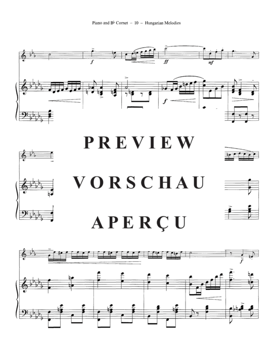 gallery: Hungarian Melodies , , (Euphonium/Kornett + Klavier)