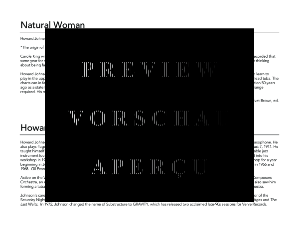 Produktgalerie: Seite 4 von 11 Natural Woman, , (Tuba Solo, 5x Tuba und Combo Band)