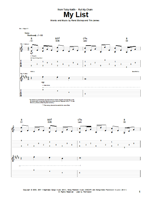 Product gallery: Page 1 of 1 My List, Toby Keith