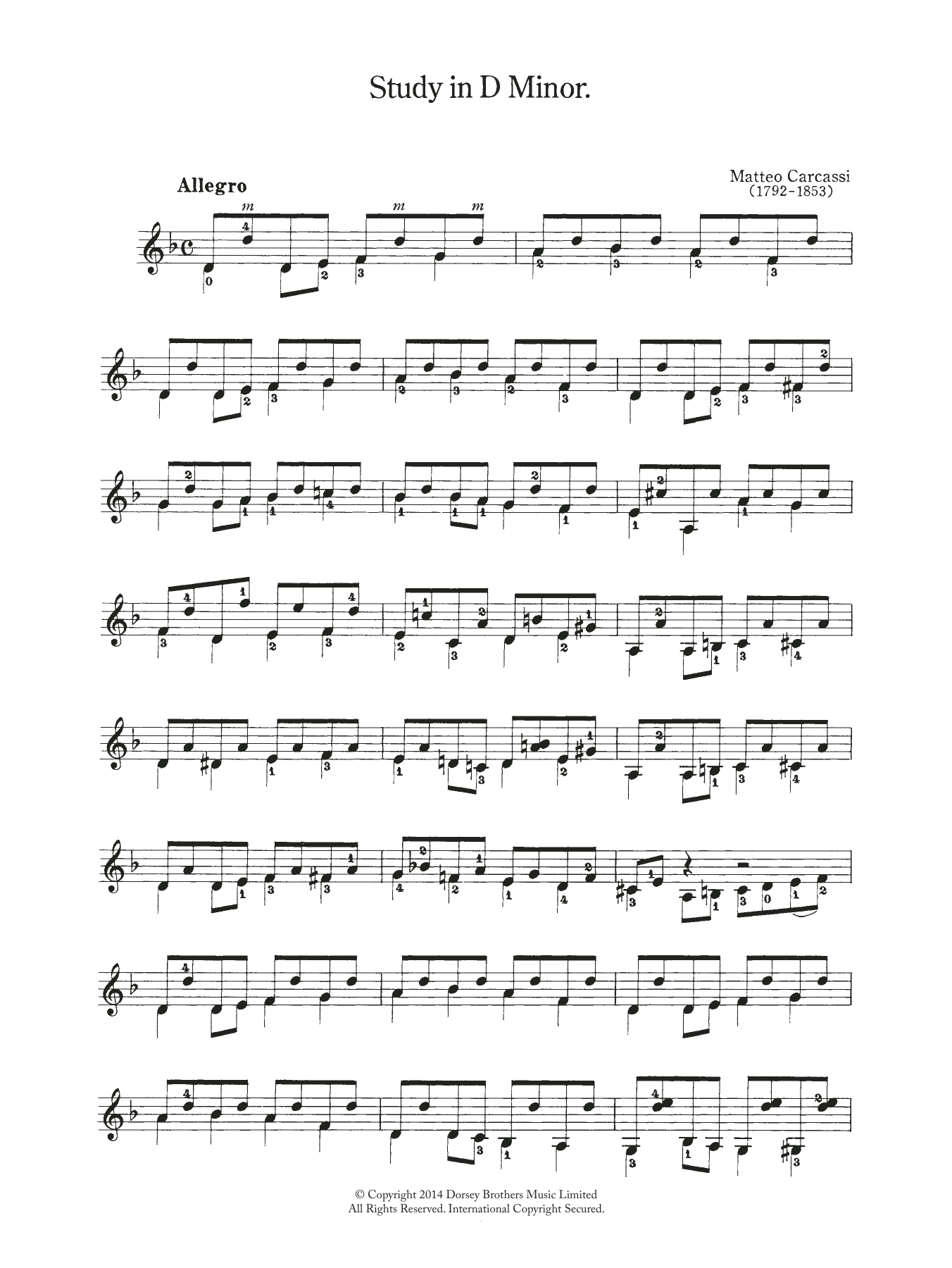 Product picture to: Study In D Minor