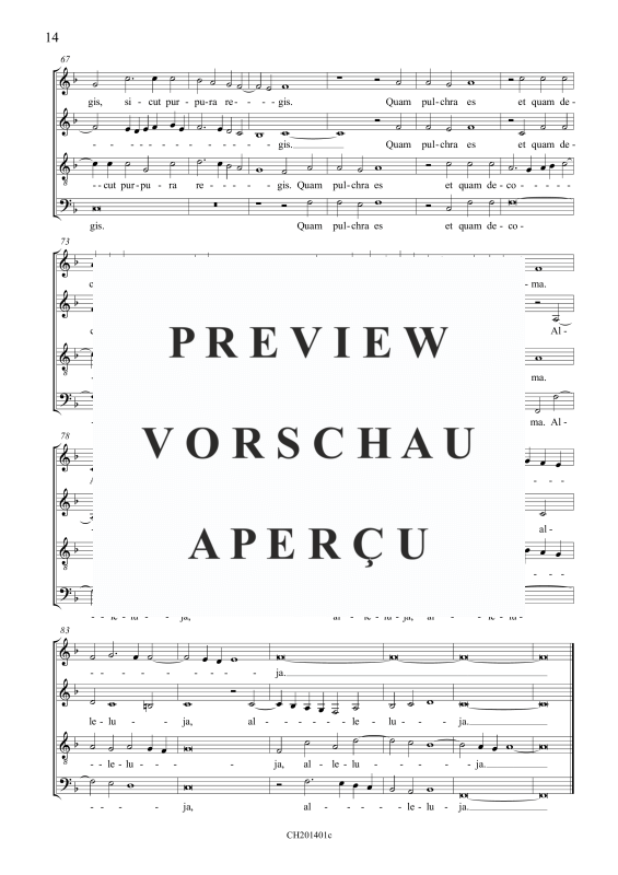 gallery: Quam pulchri sunt, , (Gemischter Chor)