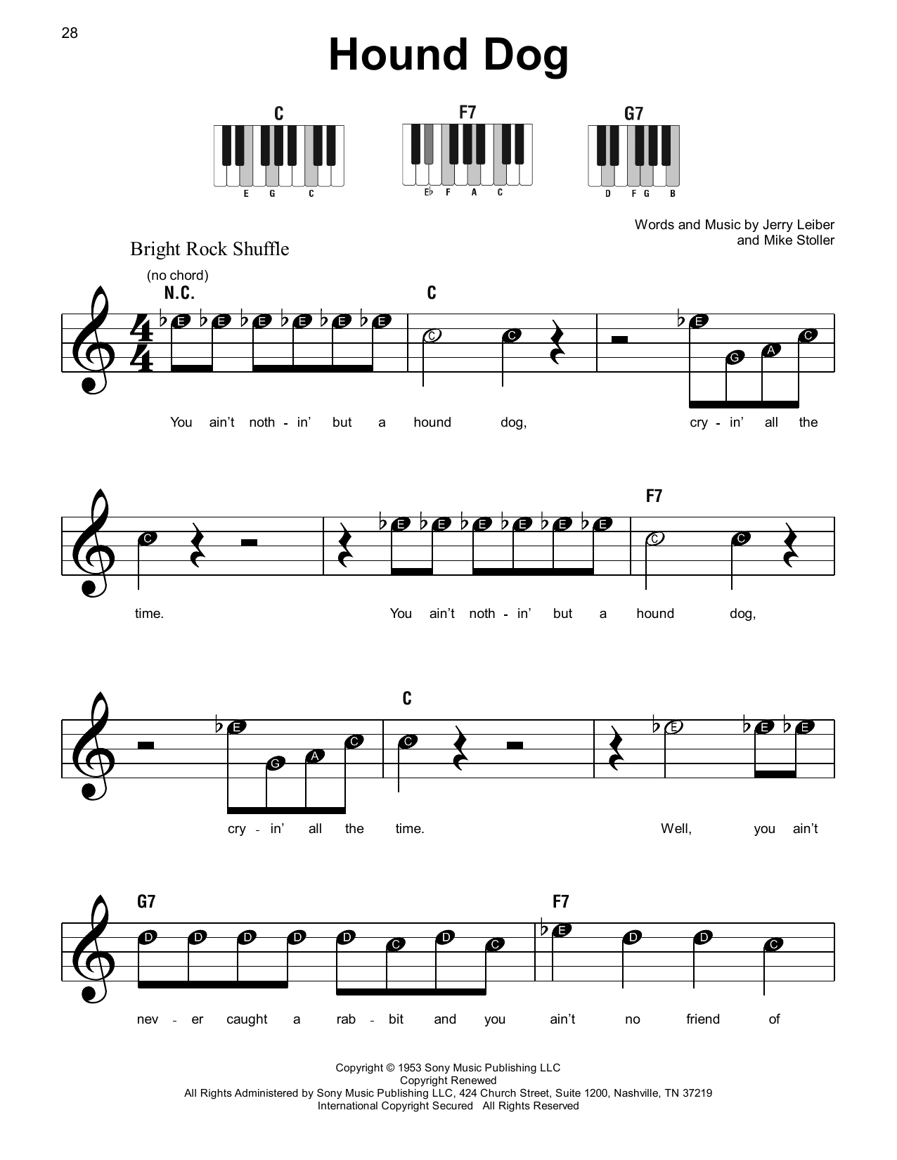 Product picture to:  Hound Dog - Elvis Presley