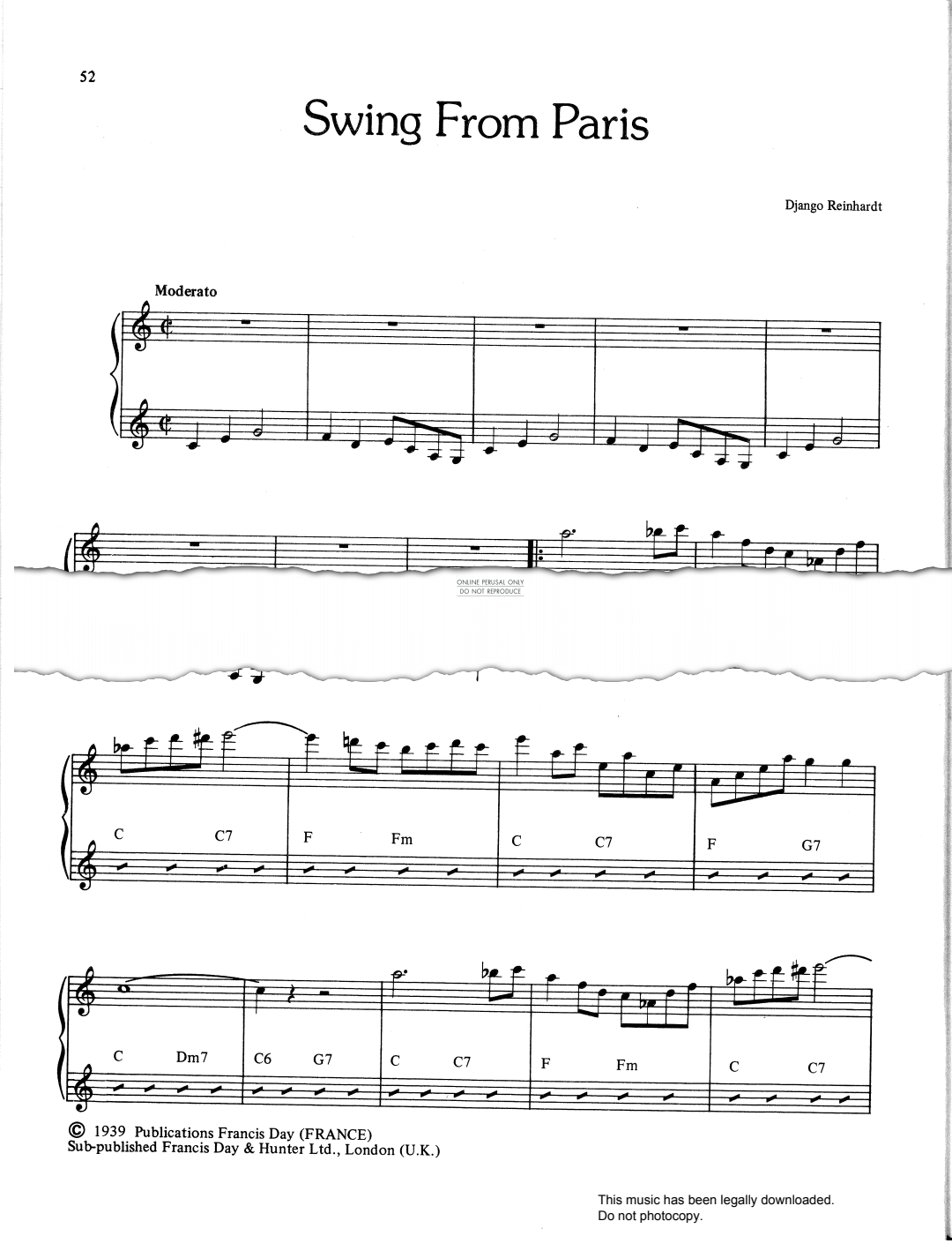 Produktbild zu: Swing From Paris