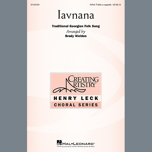 cover: Iavnana (arr. Brady Weldon), Traditional Georgian Folk Song