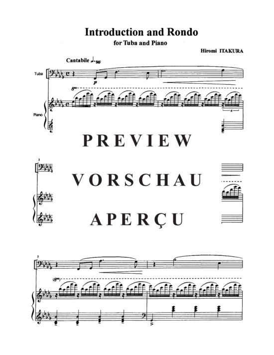 Produktgalerie: Seite 3 von 19 Introduction and Rondo , , (Tuba + Klavier)