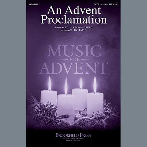 cover: An Advent Proclamation (arr. Jon Paige), R.G. Huff