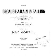 Produktbild zu: Because A Rain Is Falling