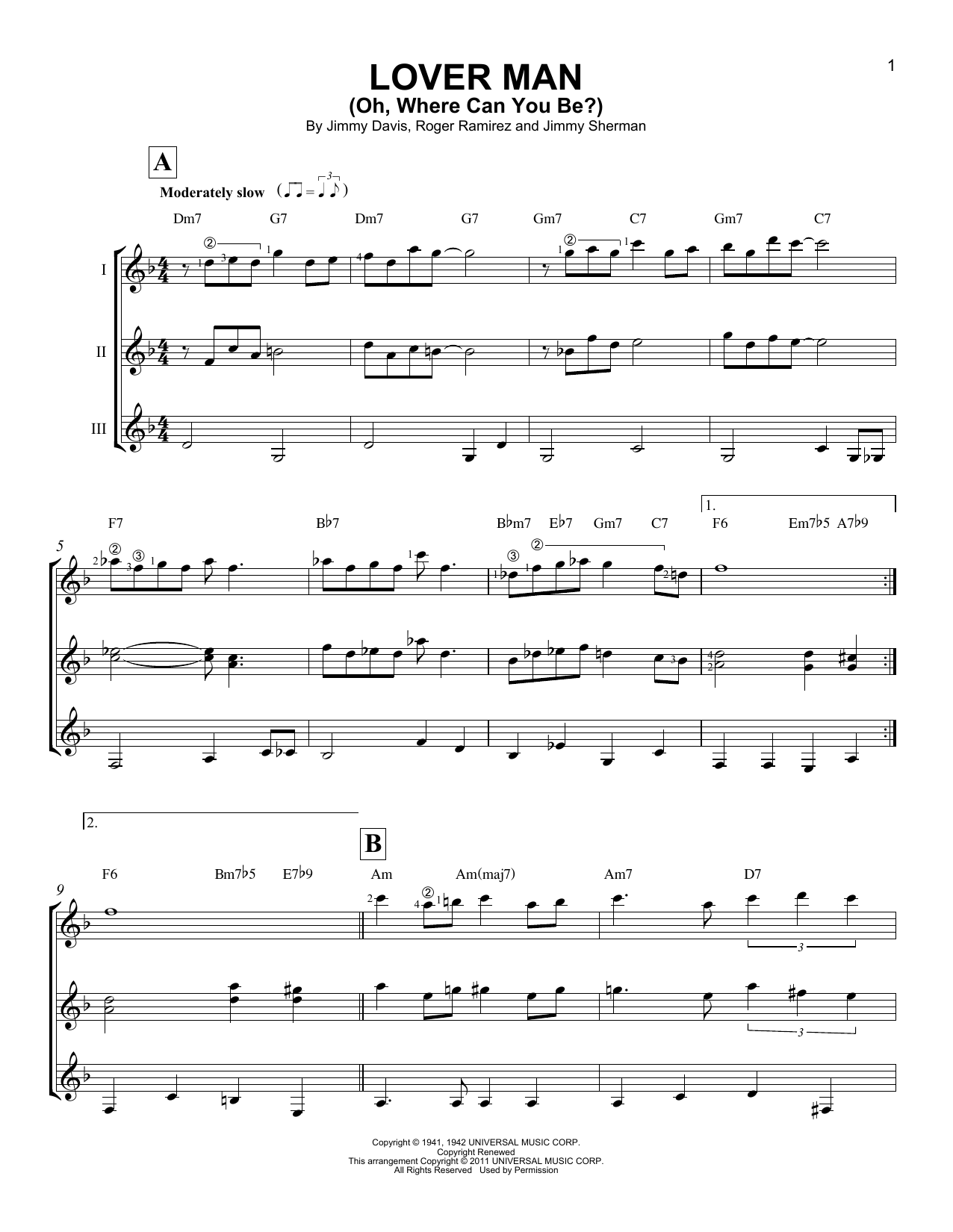 Produktbild zu: Lover Man (Oh, Where Can You Be?)