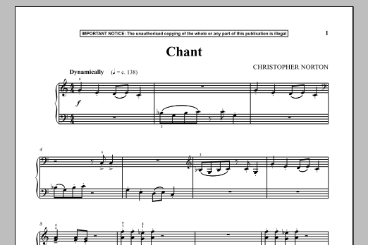Product gallery: Page 1 of 1 Chant, Christopher Norton